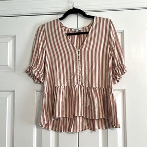 Madewell Peplum Top